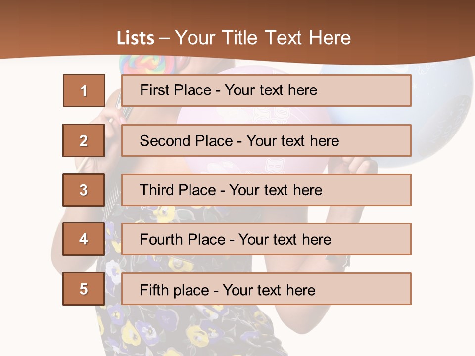 Lipstick Black Charming PowerPoint Template