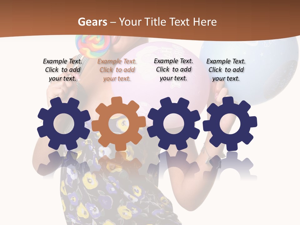 Lipstick Black Charming PowerPoint Template