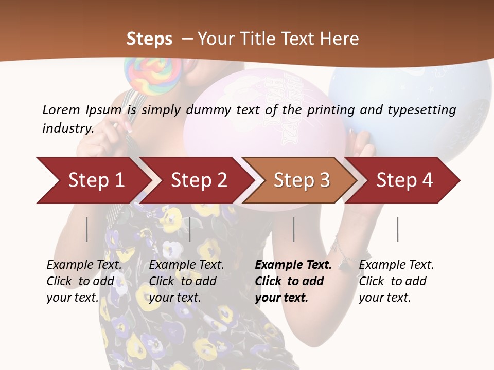 Lipstick Black Charming PowerPoint Template