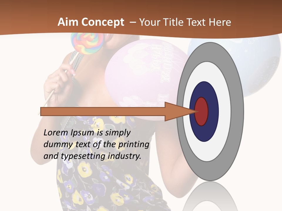 Lipstick Black Charming PowerPoint Template