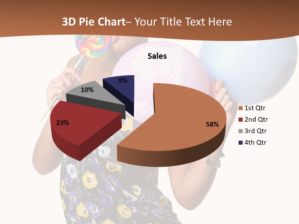 Lipstick Black Charming PowerPoint Template