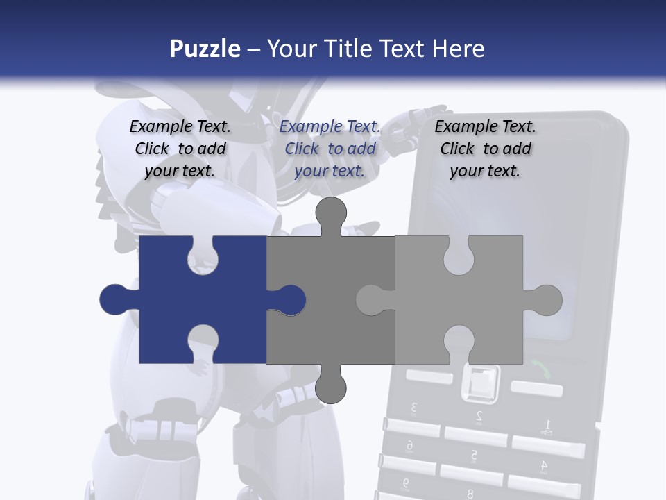 Message Lcd Keyboard PowerPoint Template