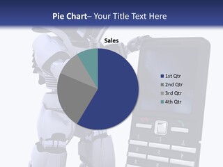 Message Lcd Keyboard PowerPoint Template