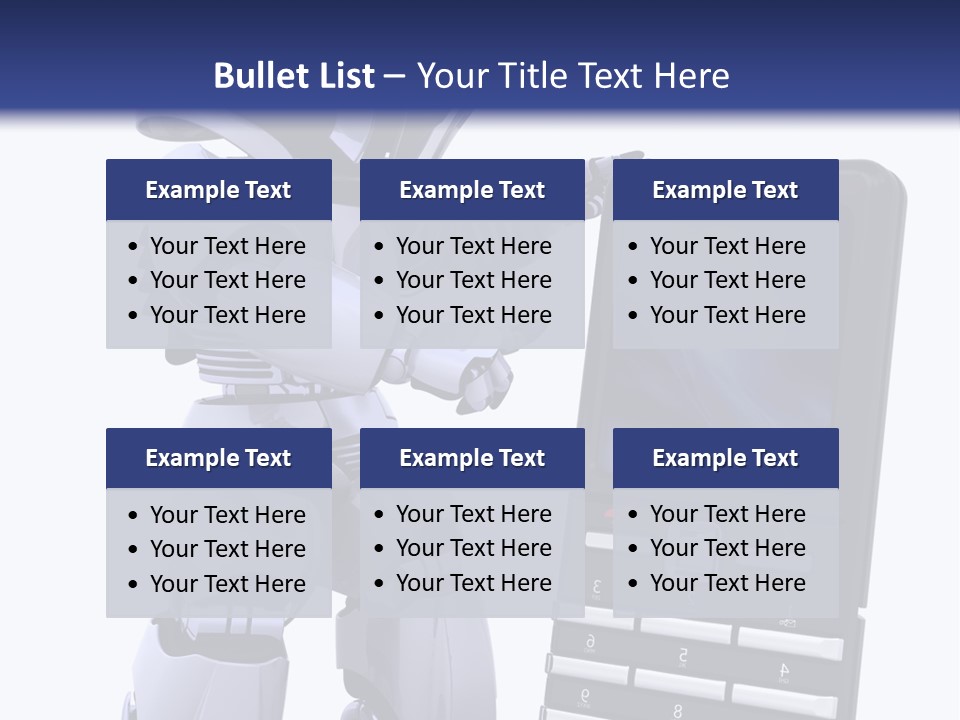 Message Lcd Keyboard PowerPoint Template