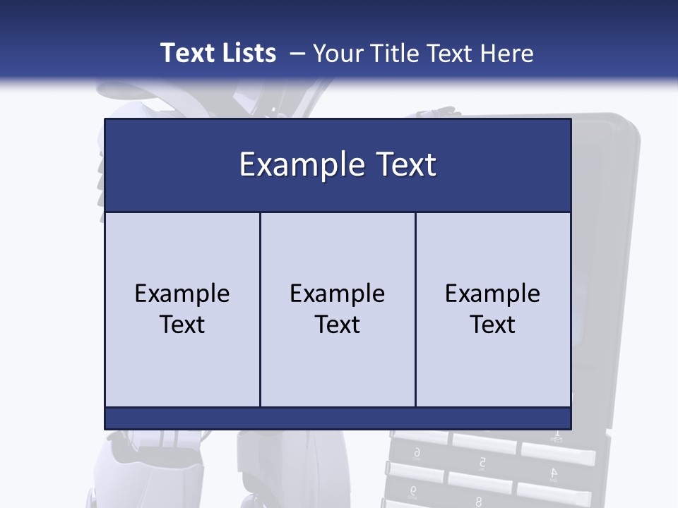 Message Lcd Keyboard PowerPoint Template