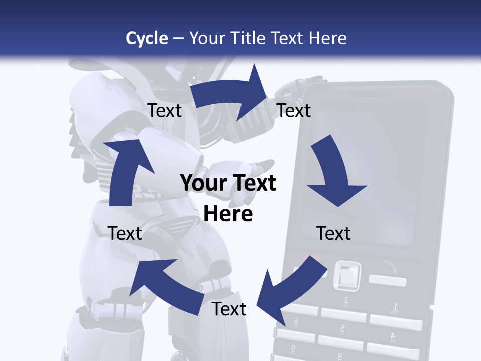 Message Lcd Keyboard PowerPoint Template