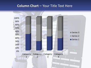 Message Lcd Keyboard PowerPoint Template