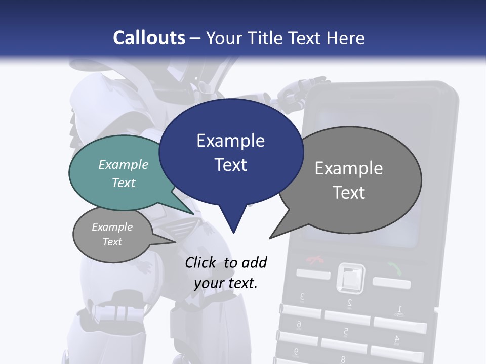 Message Lcd Keyboard PowerPoint Template