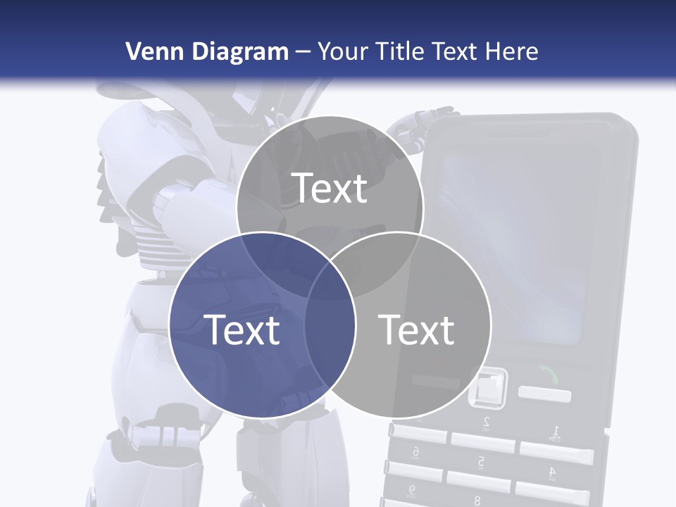 Message Lcd Keyboard PowerPoint Template