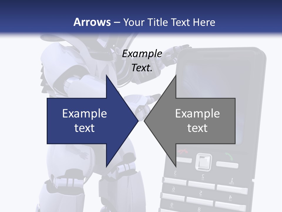 Message Lcd Keyboard PowerPoint Template