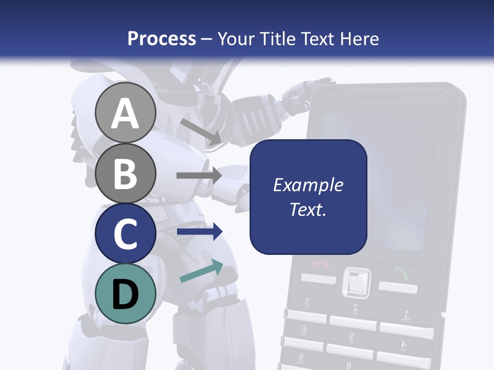 Message Lcd Keyboard PowerPoint Template
