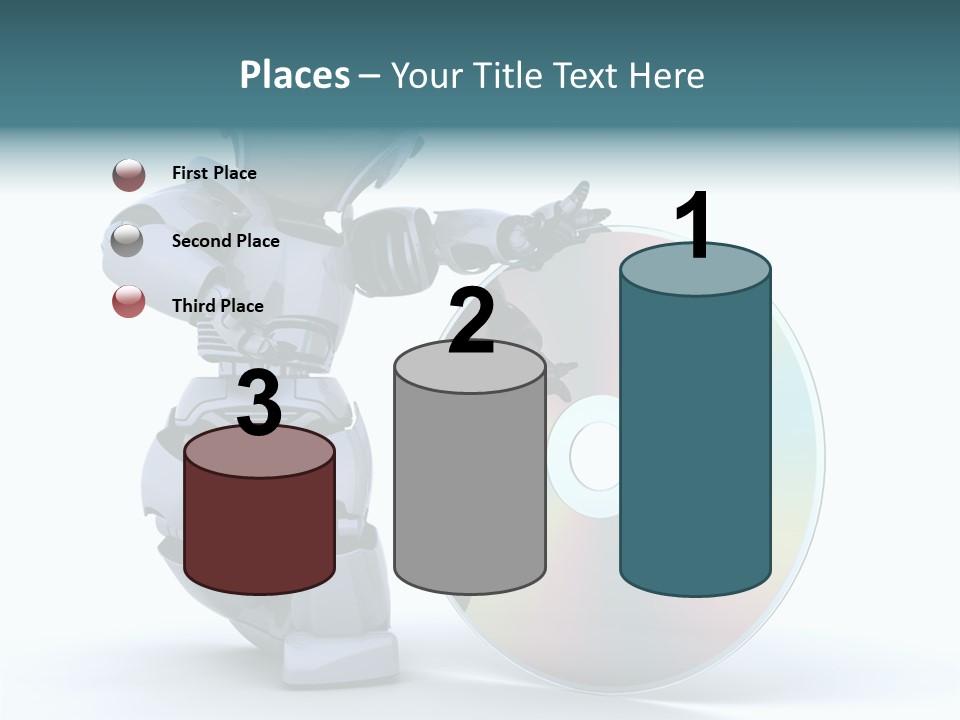 Plastic Man Disk PowerPoint Template