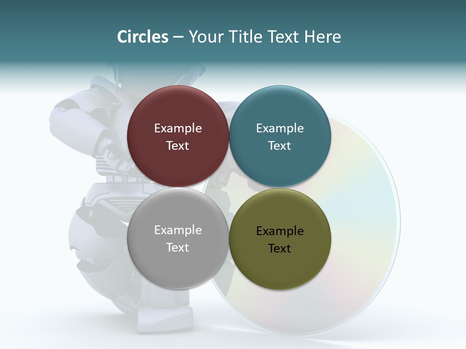 Plastic Man Disk PowerPoint Template