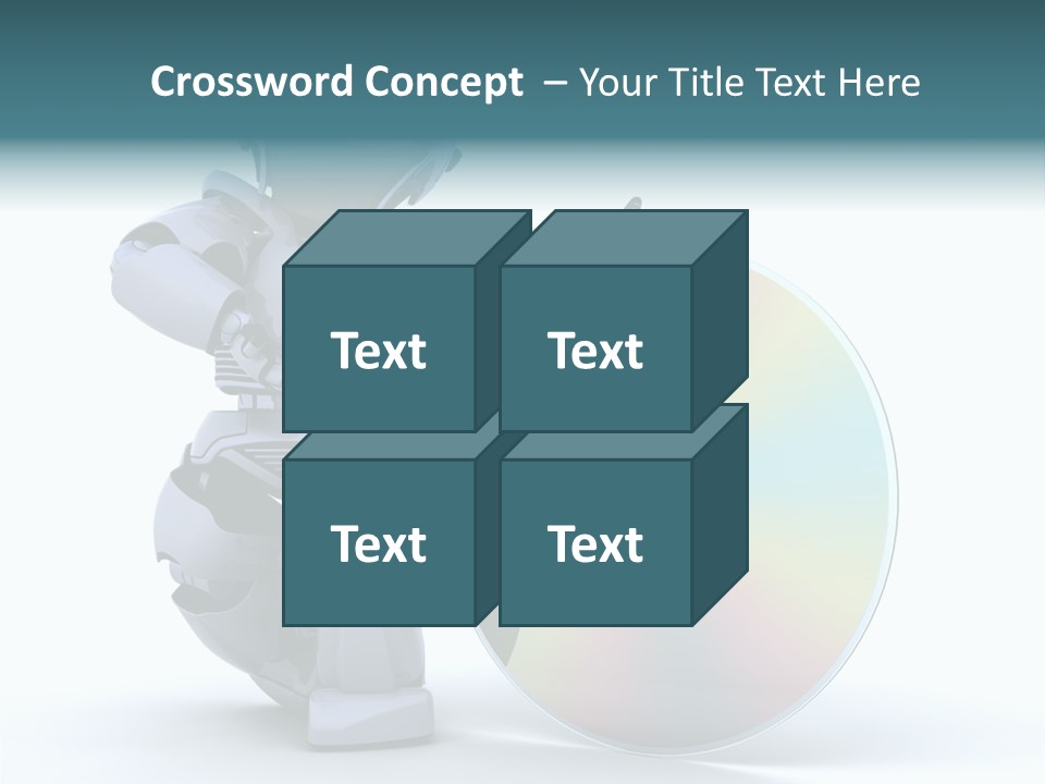 Plastic Man Disk PowerPoint Template