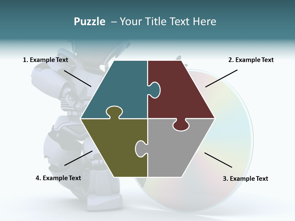 Plastic Man Disk PowerPoint Template