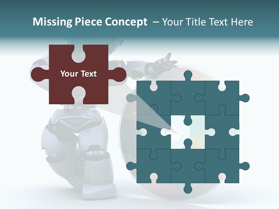 Plastic Man Disk PowerPoint Template