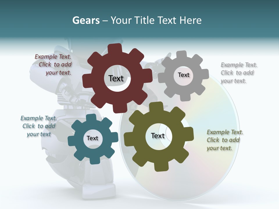 Plastic Man Disk PowerPoint Template