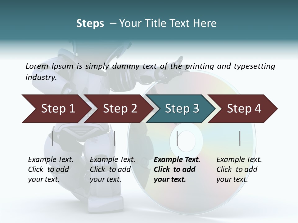 Plastic Man Disk PowerPoint Template