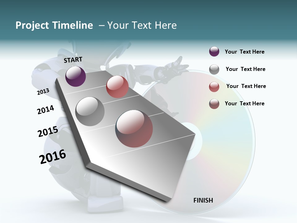 Plastic Man Disk PowerPoint Template