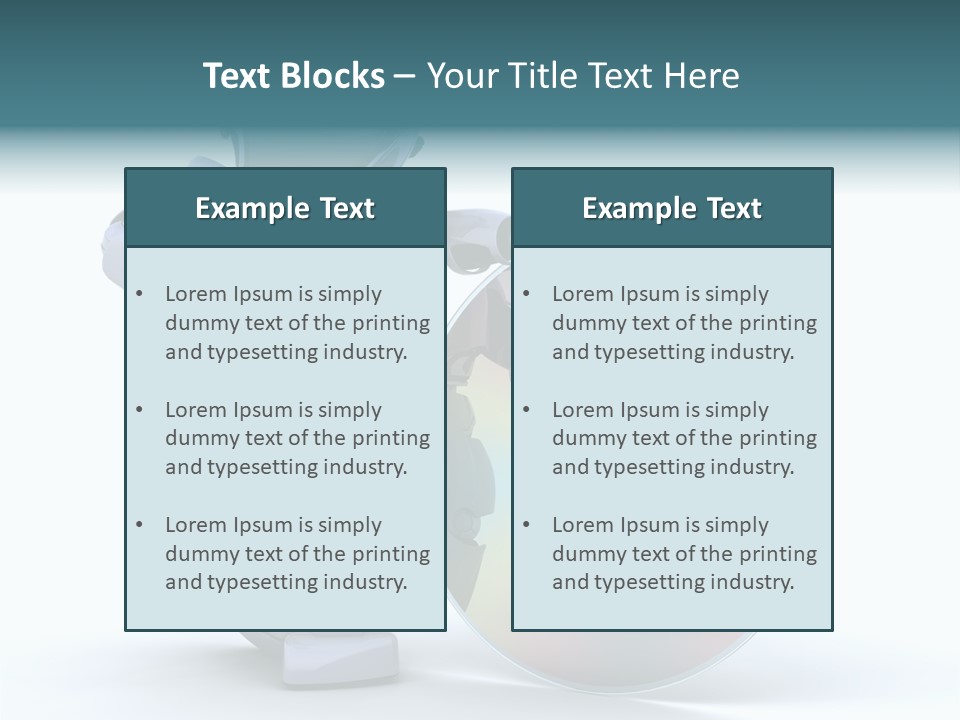 Plastic Man Disk PowerPoint Template