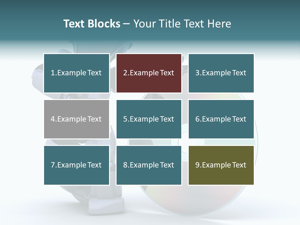 Plastic Man Disk PowerPoint Template