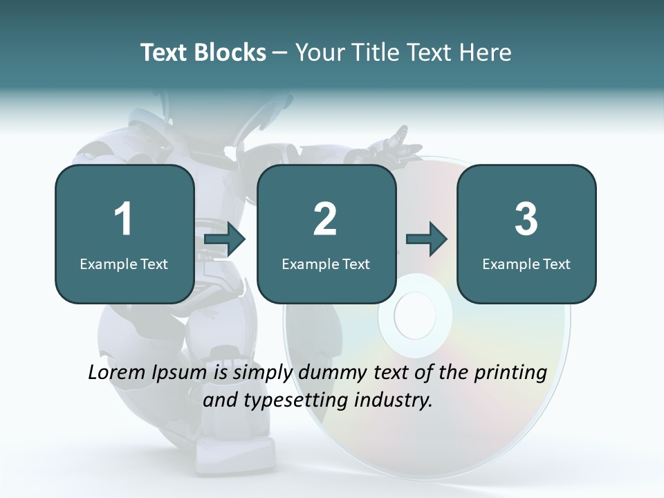 Plastic Man Disk PowerPoint Template