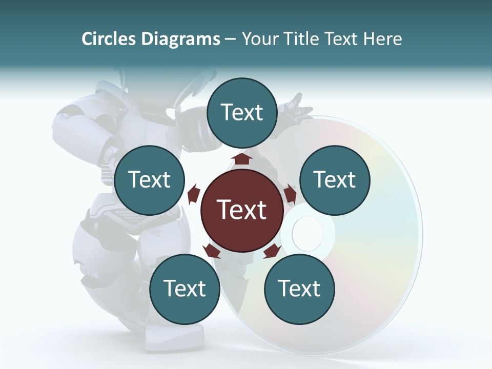 Plastic Man Disk PowerPoint Template