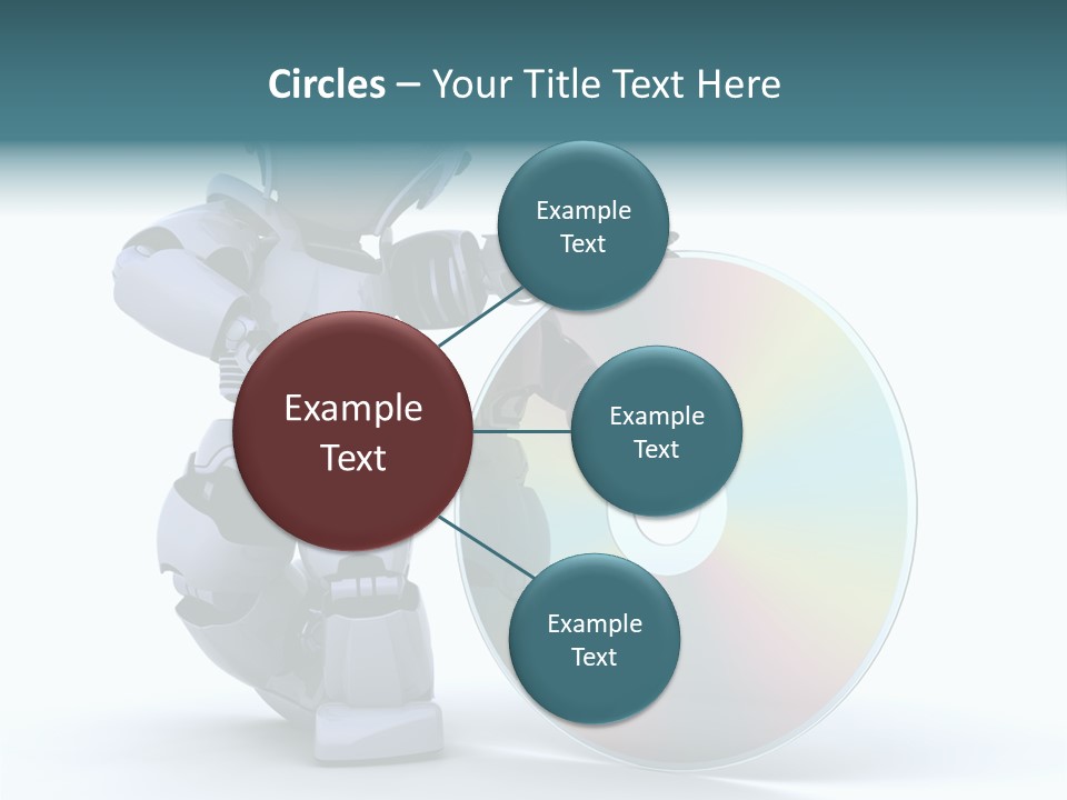 Plastic Man Disk PowerPoint Template