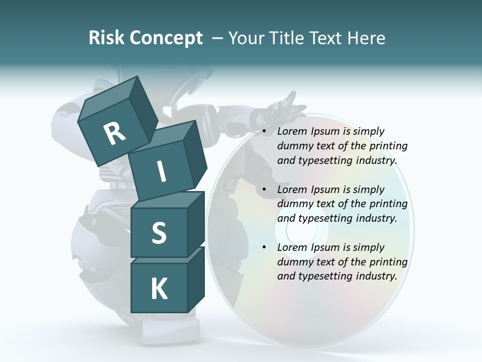 Plastic Man Disk PowerPoint Template