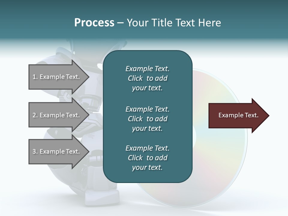 Plastic Man Disk PowerPoint Template