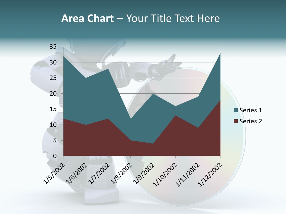Plastic Man Disk PowerPoint Template