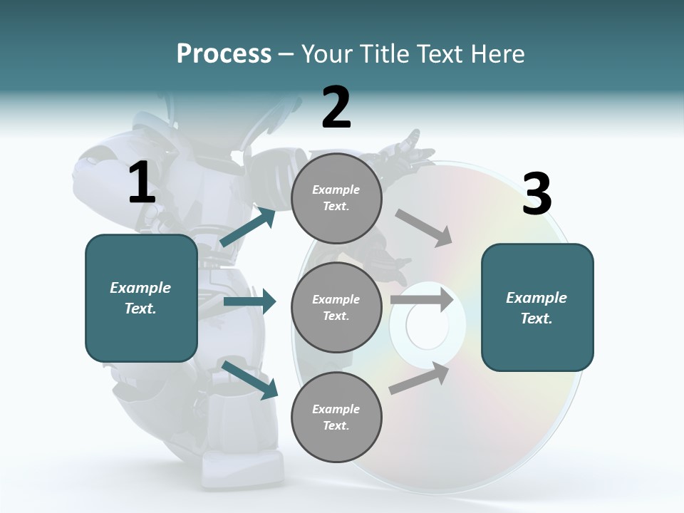 Plastic Man Disk PowerPoint Template