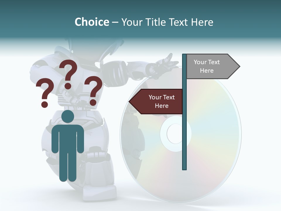 Plastic Man Disk PowerPoint Template