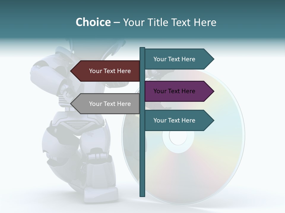 Plastic Man Disk PowerPoint Template