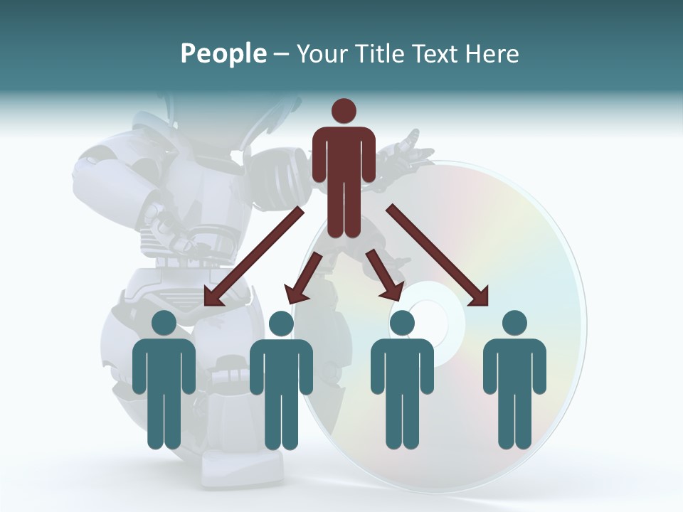 Plastic Man Disk PowerPoint Template
