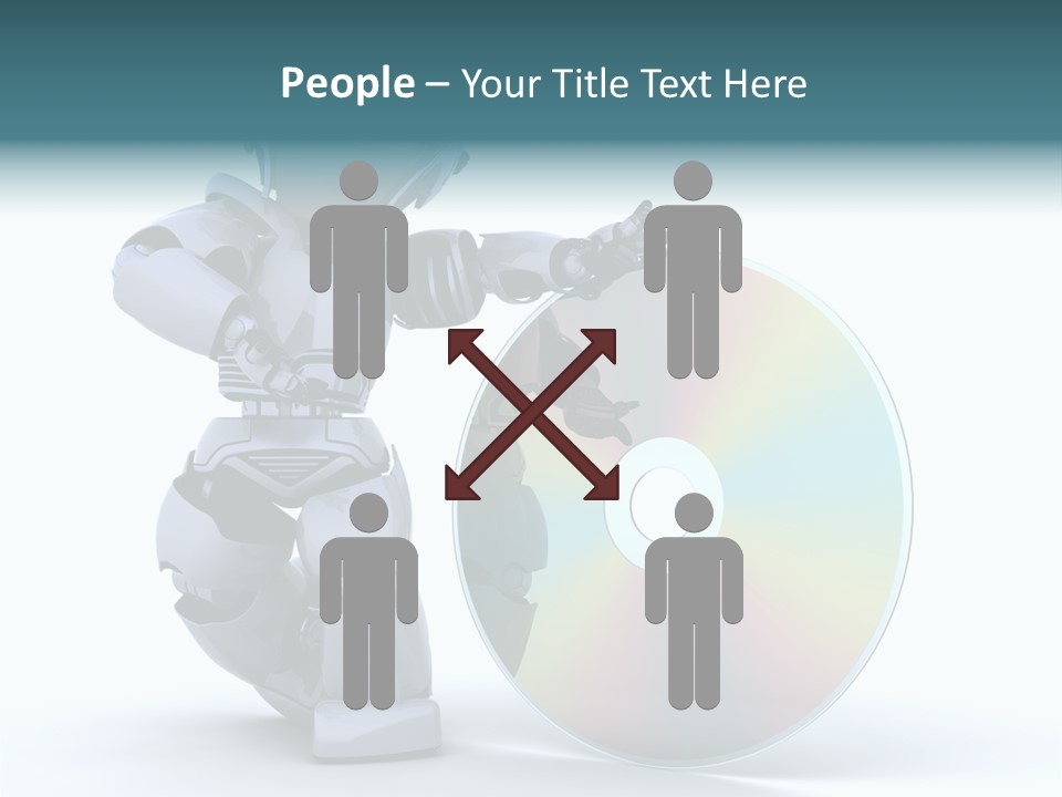 Plastic Man Disk PowerPoint Template