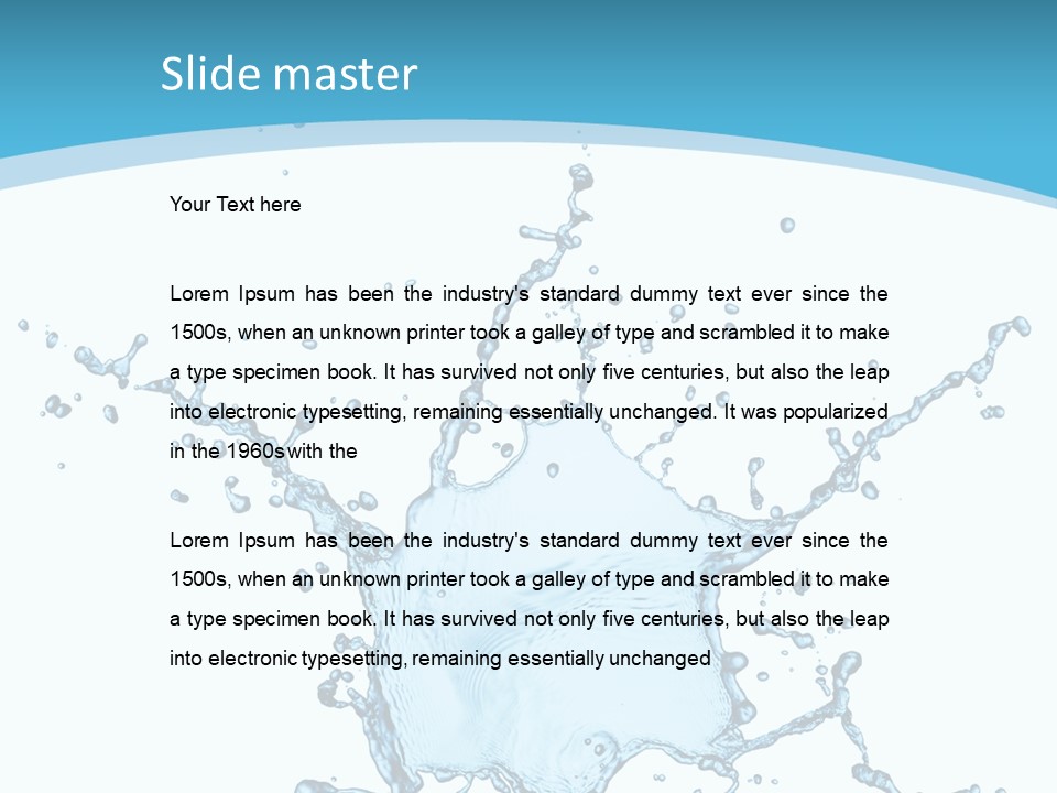 Background Illustrated Artistic PowerPoint Template