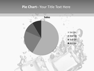 Glass Liquid Wet PowerPoint Template