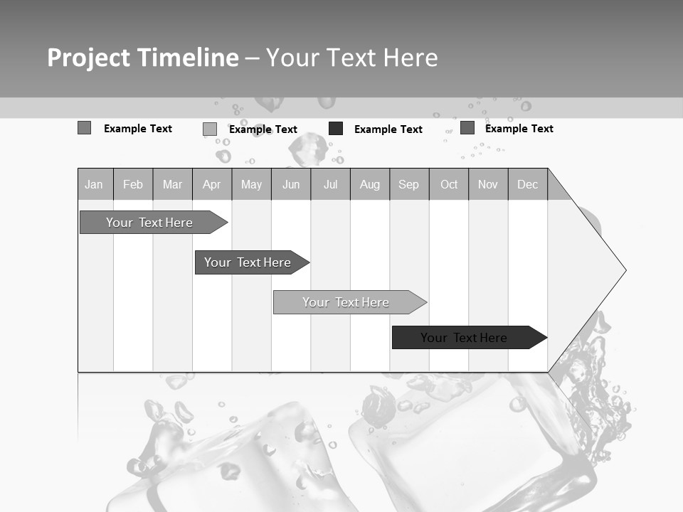 Glass Liquid Wet PowerPoint Template