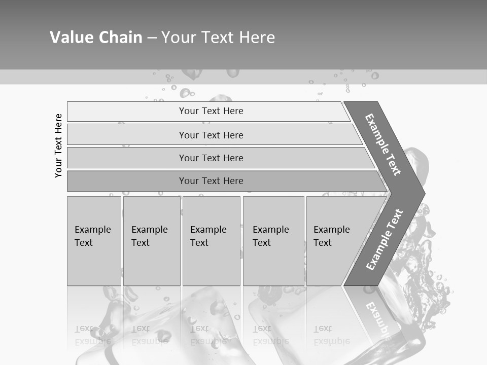 Glass Liquid Wet PowerPoint Template