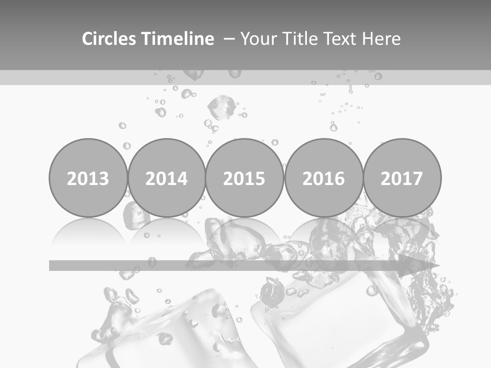 Glass Liquid Wet PowerPoint Template