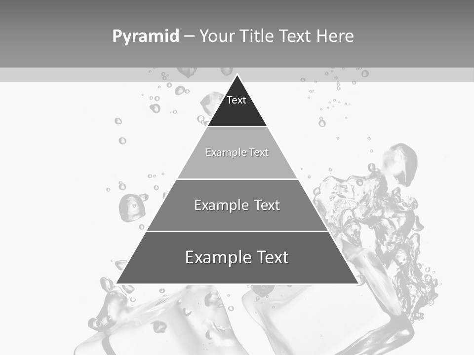 Glass Liquid Wet PowerPoint Template