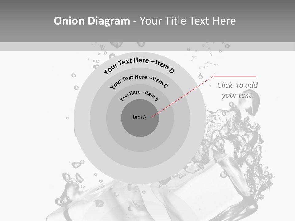 Glass Liquid Wet PowerPoint Template