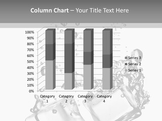 Glass Liquid Wet PowerPoint Template