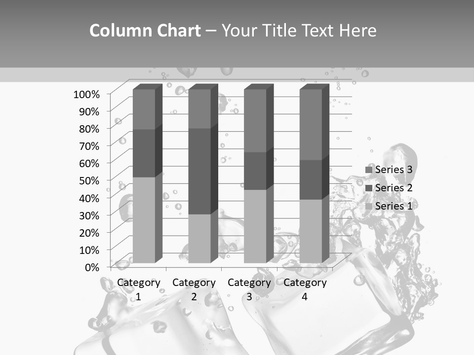 Glass Liquid Wet PowerPoint Template