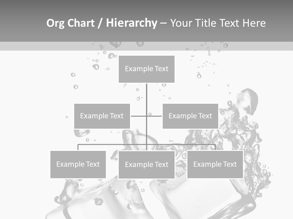 Glass Liquid Wet PowerPoint Template