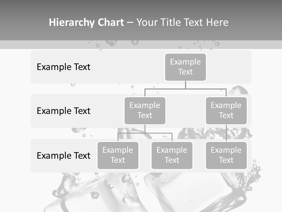 Glass Liquid Wet PowerPoint Template