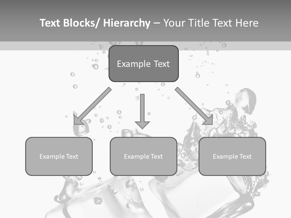Glass Liquid Wet PowerPoint Template