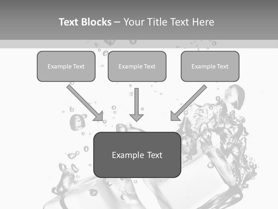 Glass Liquid Wet PowerPoint Template