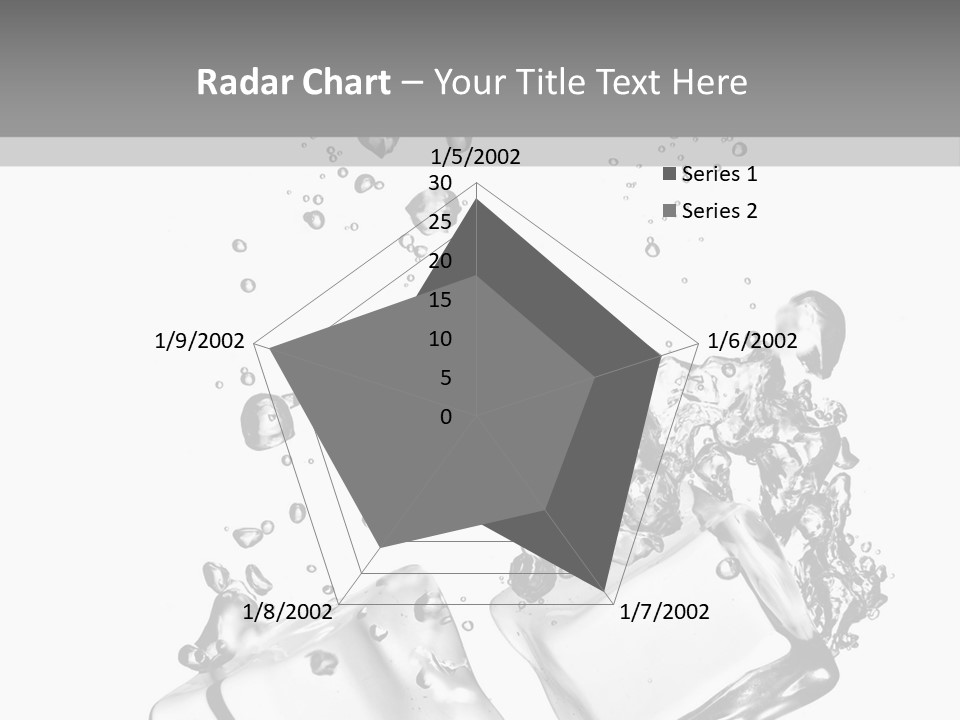 Glass Liquid Wet PowerPoint Template